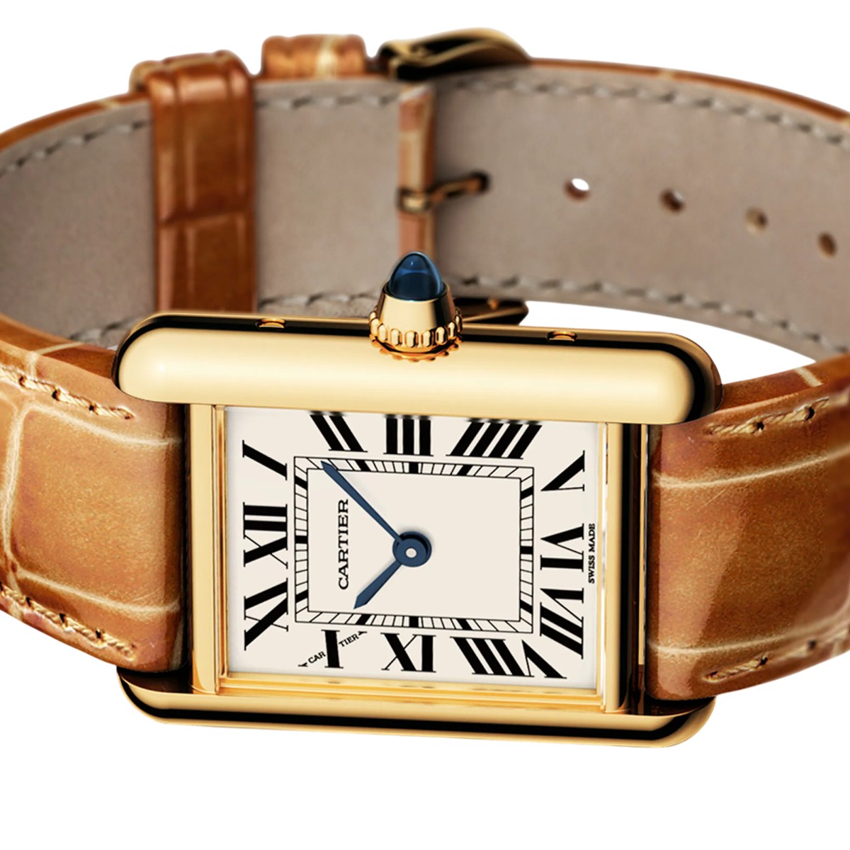 Cartier Tank Louis Cartier 29.5mm x 22mm Watch, Silver Dial