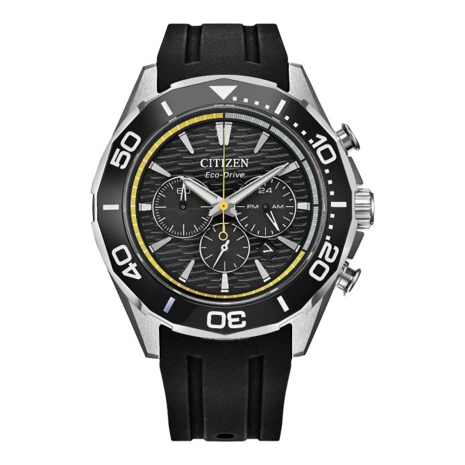 Citizen Endeavor Chronograph 43mm Men's Watch, Black Dial