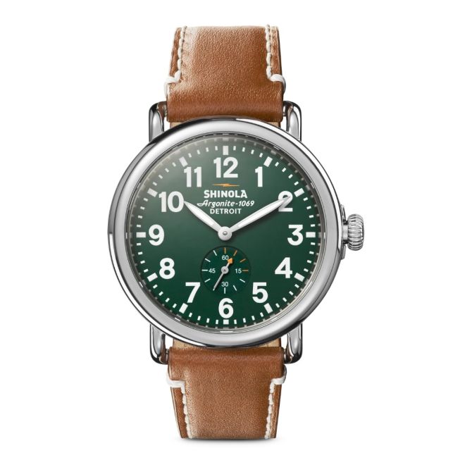 Shinola Runwell 41mm Watch, Green Dial Watch