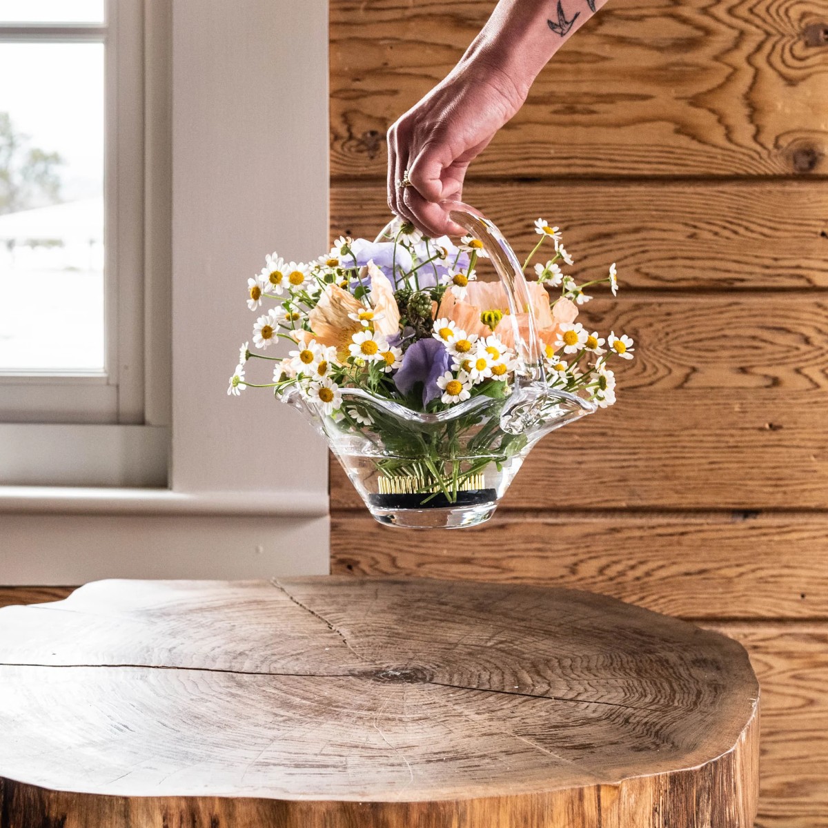 Simon Pearce Chelsea Basket