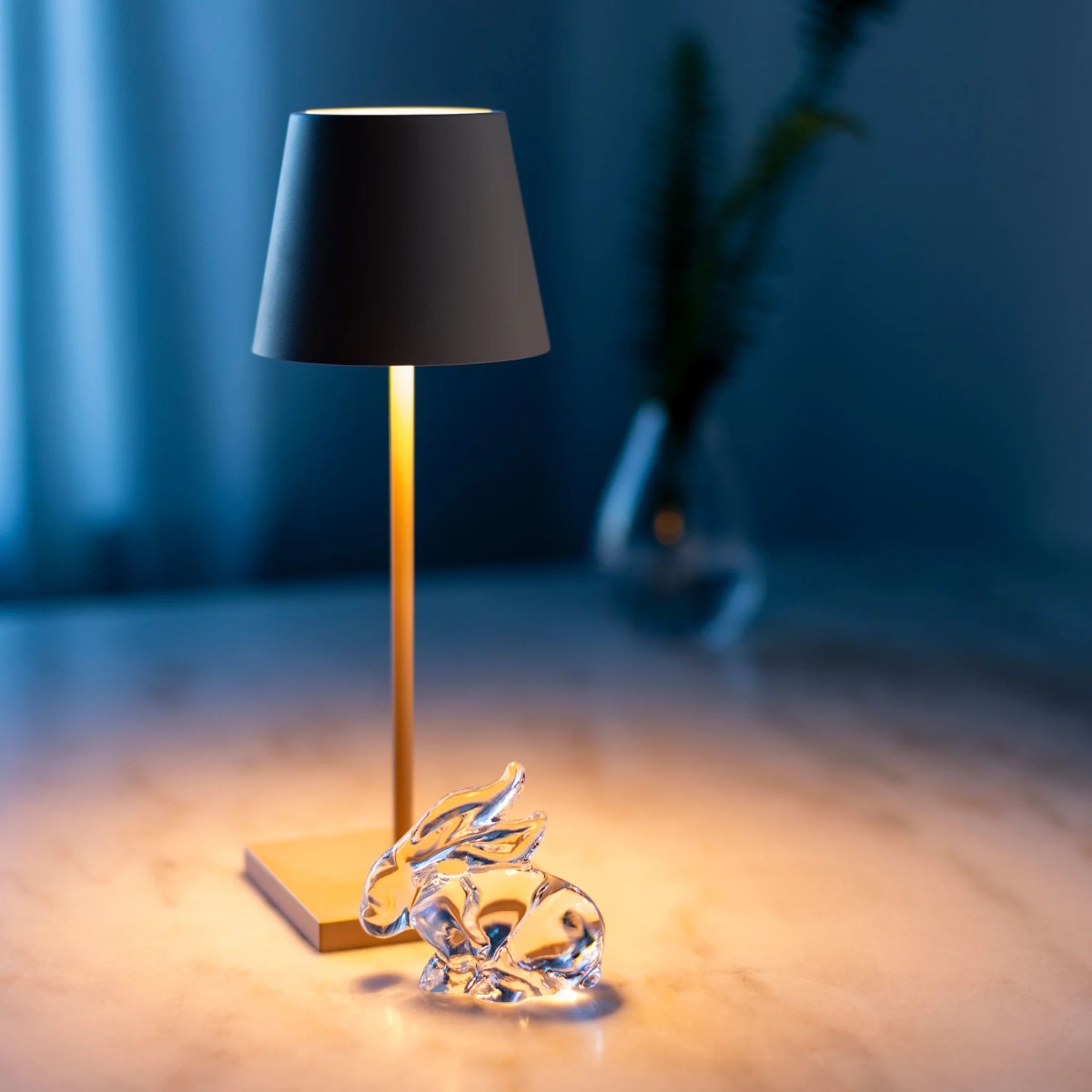 Simon Pearce Rabbit Figurine