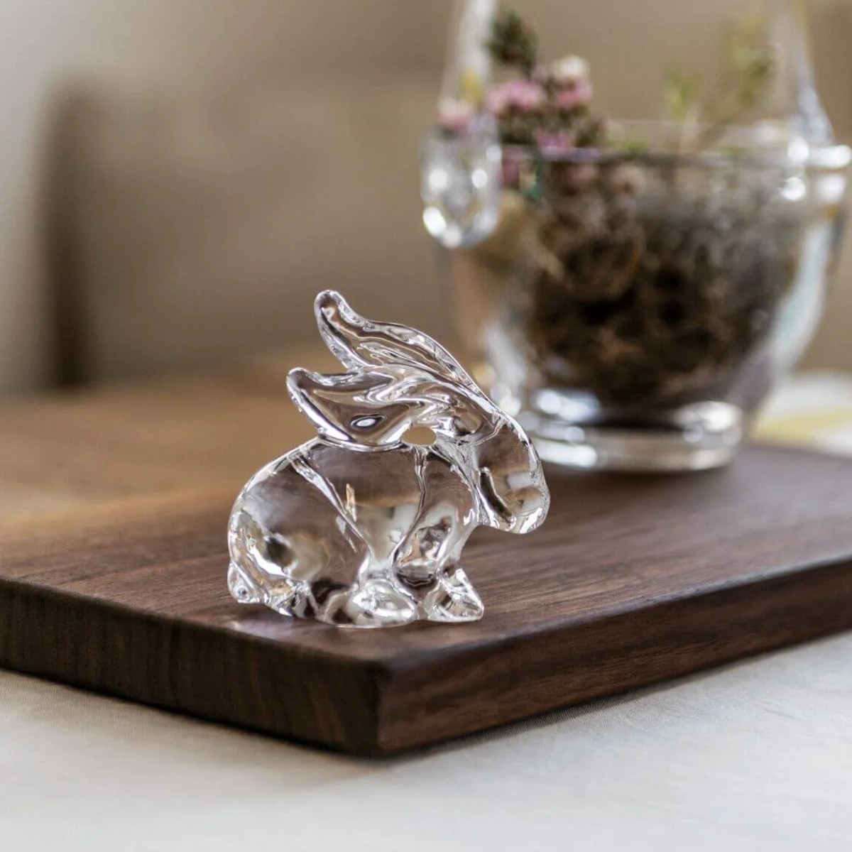 Simon Pearce Rabbit Figurine