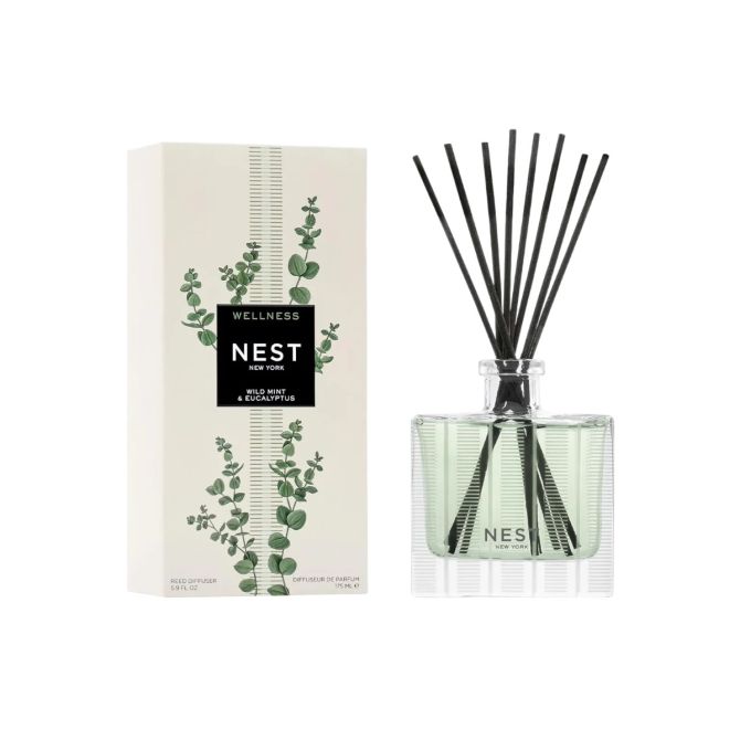 NEST New York New York Wild Mint and Eucalyptus Reed Diffuser
