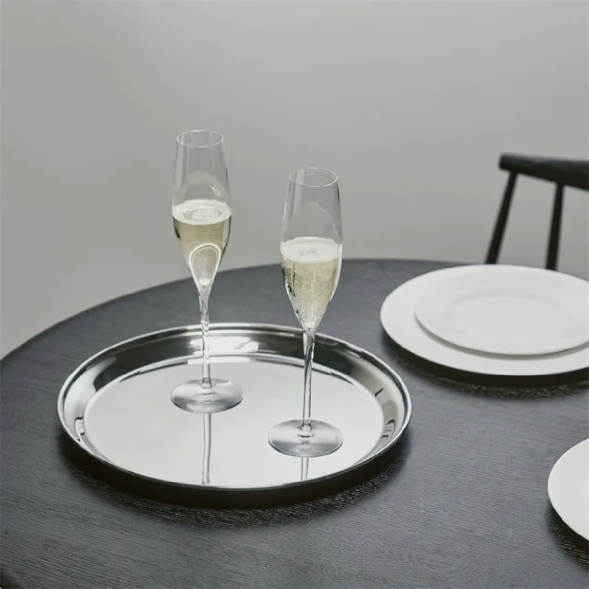 Waterford Elegance Optic Classic Champagne Flute, Pair