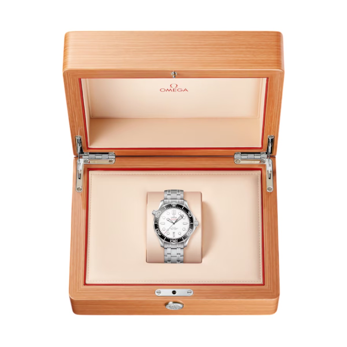 Omega Seamaster Co-Axial Master Chronometer 42mm Men's Watch, White Pattern Dial