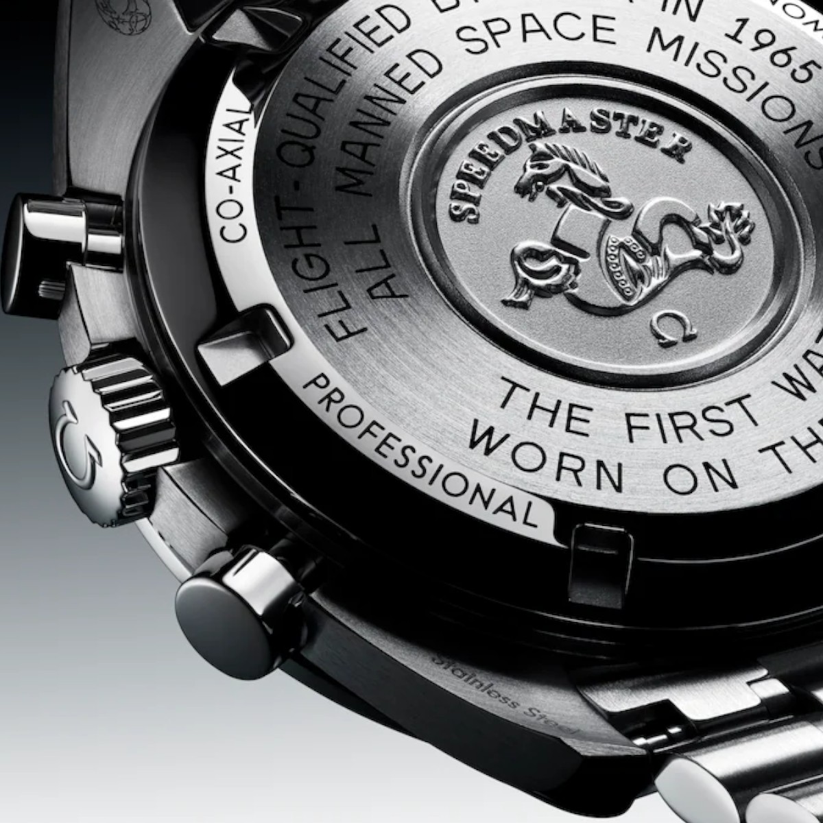 Omega Speedmaster Moonwatch Professional Master Chronometer Chronograph 42mm Watch, Silver and Black