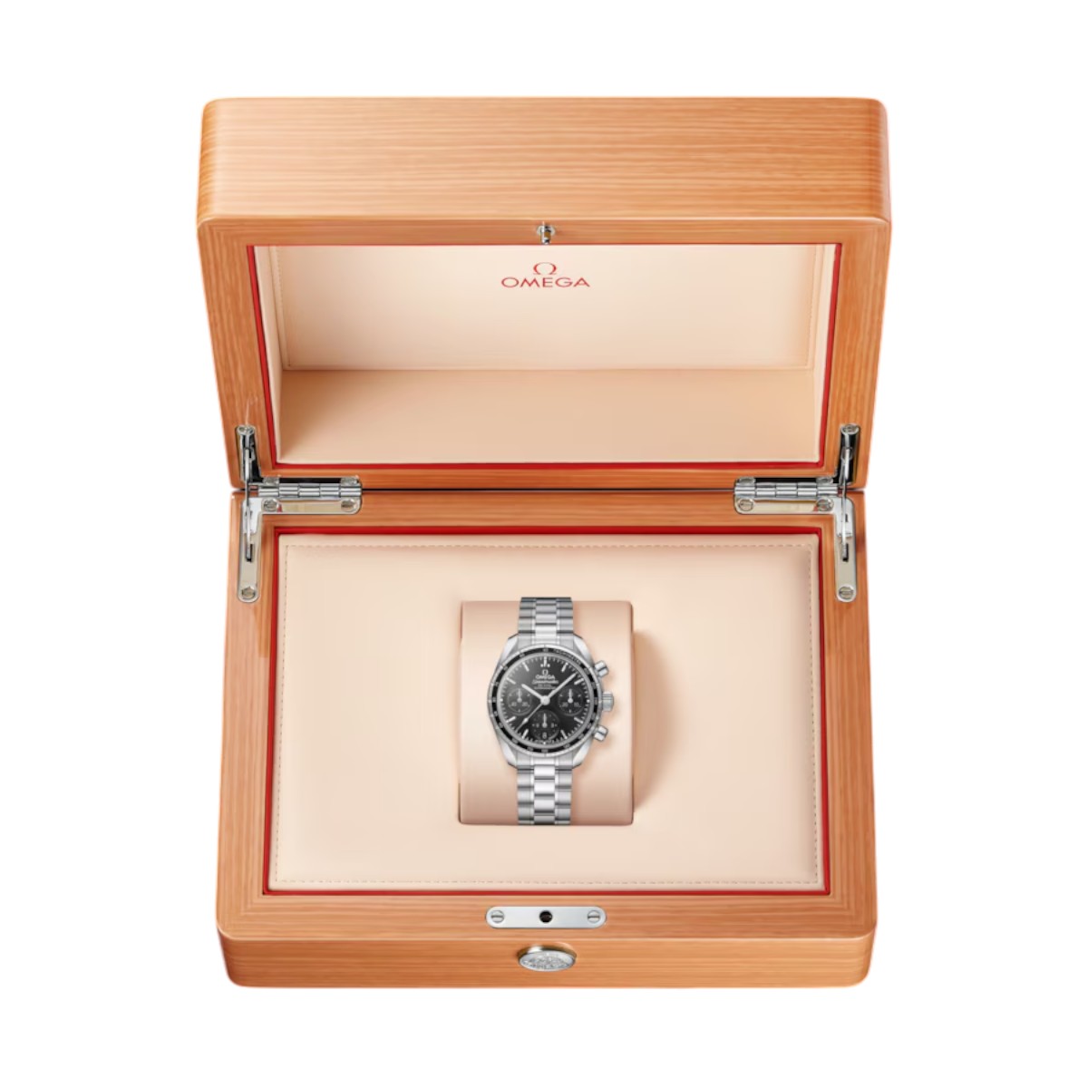 Omega Speedmaster 38 Co-Axial Chronometer Chronograph 38mm Men's Watch, Black and Silver Dial