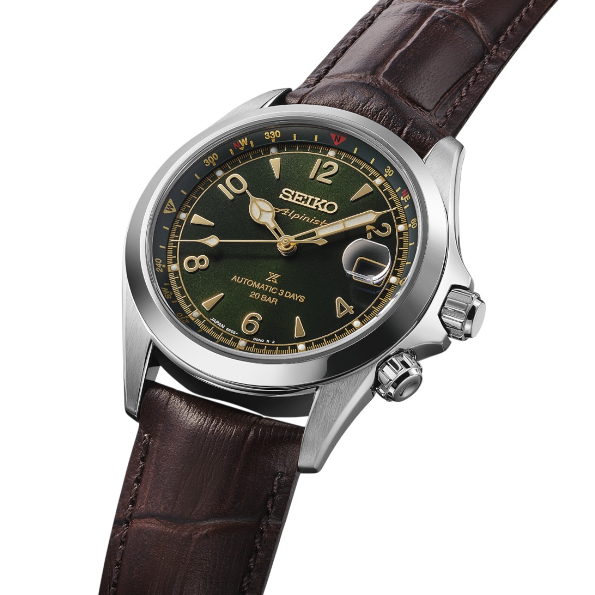 Seiko Prospex Alpinist 39.5mm Men's Watch, Black Dial