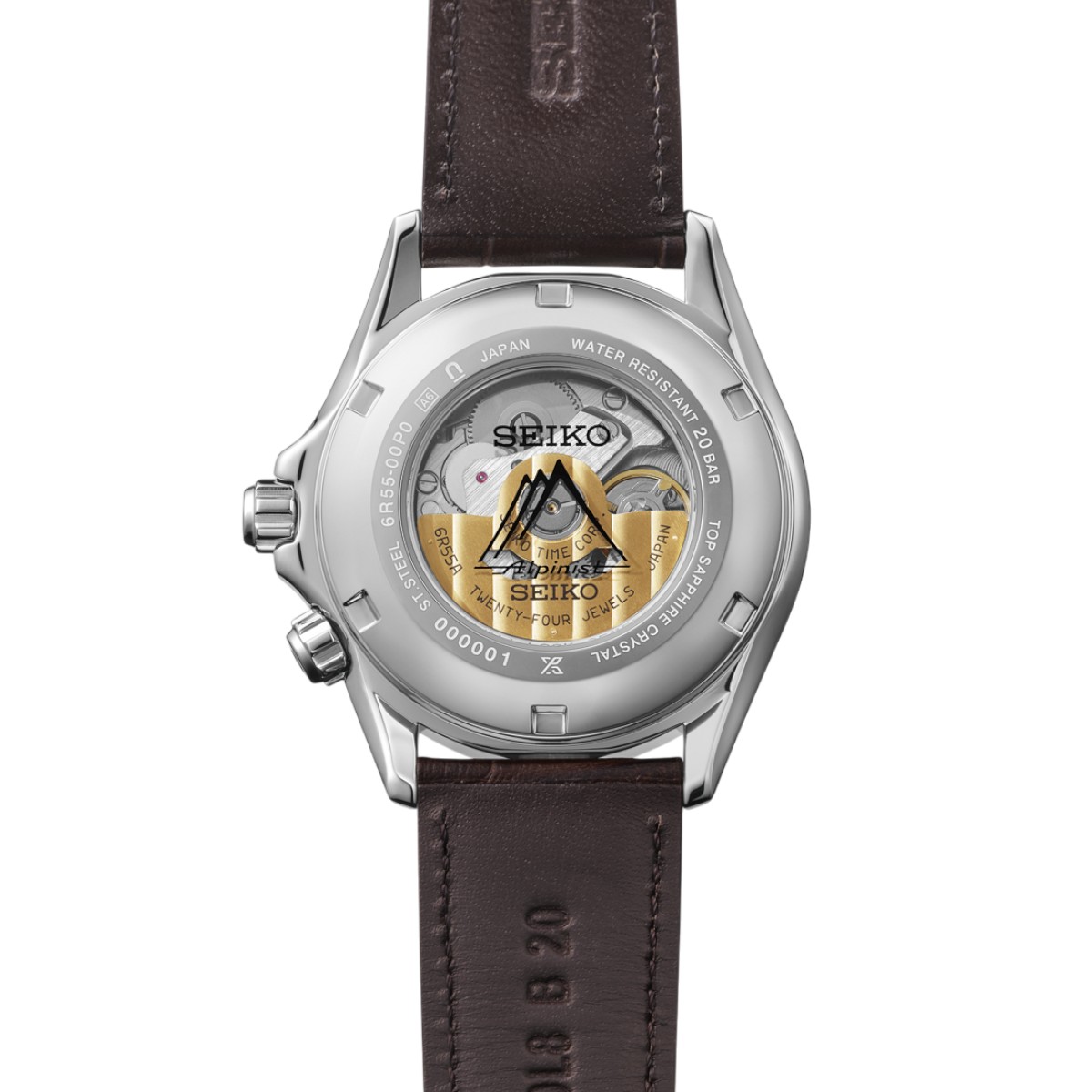 Seiko Prospex Alpinist 39.5mm Men's Watch, Black Dial