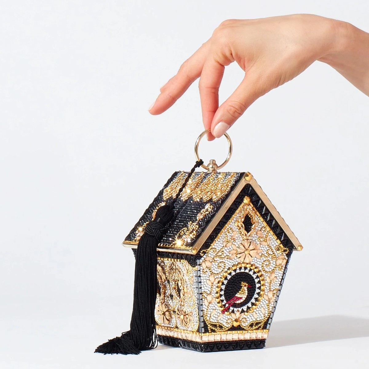 Judith Leiber Cuckoo Clock Clutch