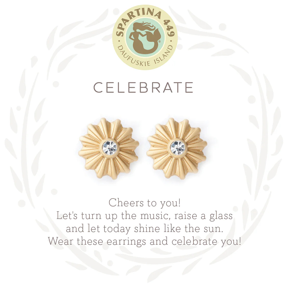 Spartina 449 Sea La Vie Celebrate / Sunburst Stud Earrings