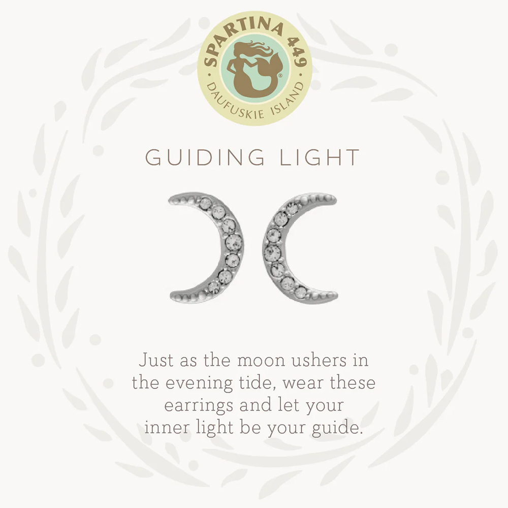 Spartina 449 Sea La Vie Light / Crescent Stud Earrings