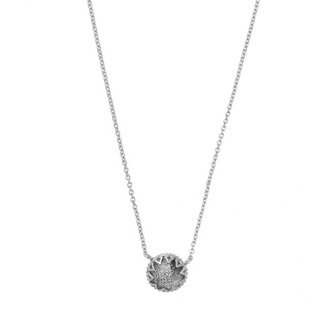 Spartina 449 Simply The Best Silver Glitter Necklace, 18"