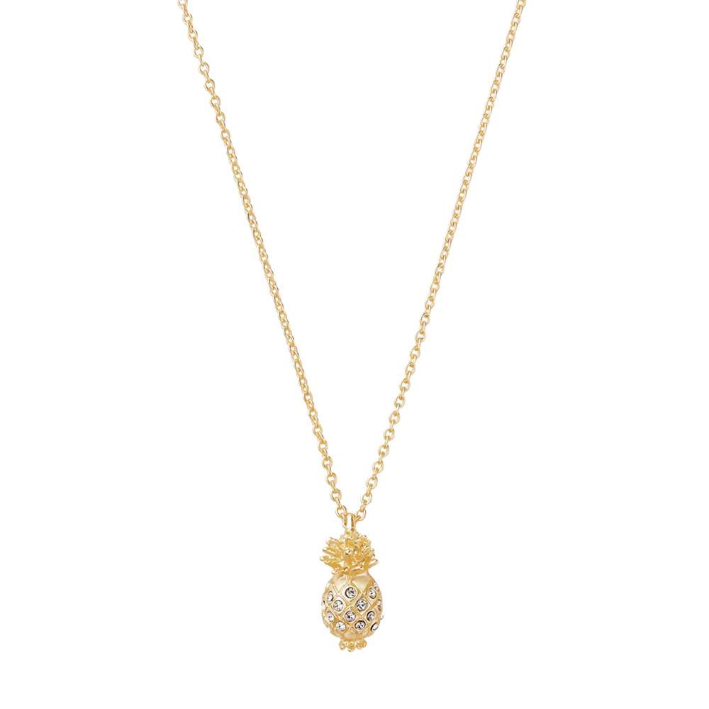 Spartina 449 Forever Friends Pina Colada Gold Tone Necklace, 18