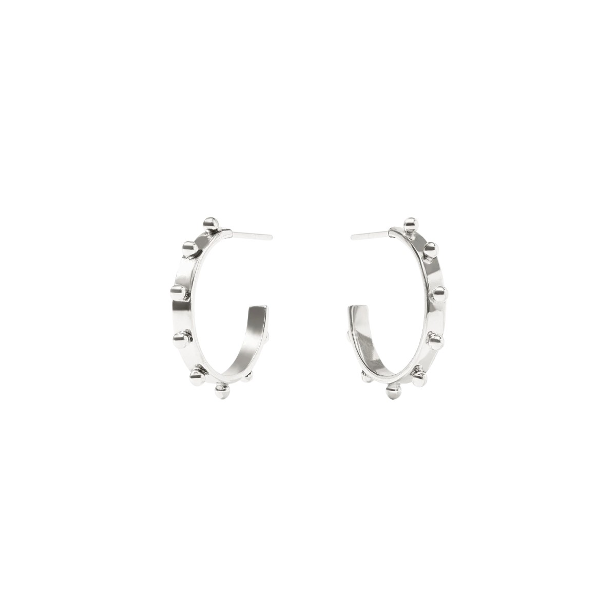 Julie Vos  Silver SoHo Hoop Earrings, Small