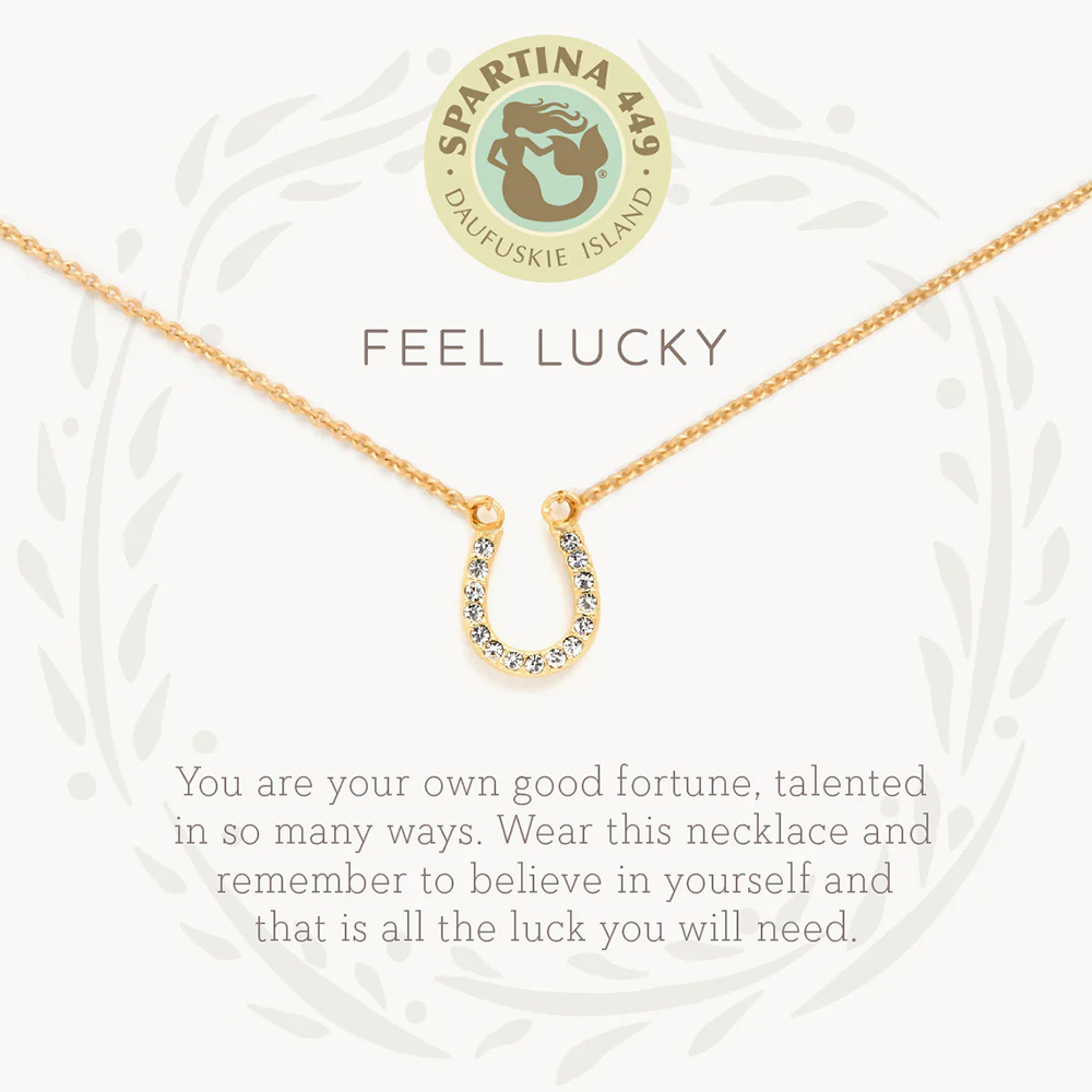 Spartina 449 Sea La Vie Feel Lucky / Horseshoe Necklace, 18