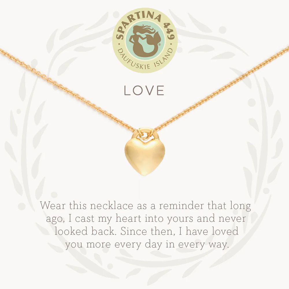 Spartina 449 Sea La Vie Heart Necklace, 18