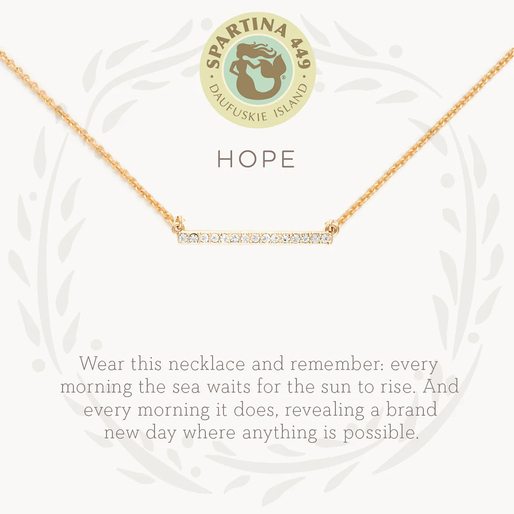 Spartina 449 Sea La Vie Hope / Horizon Necklace, 18