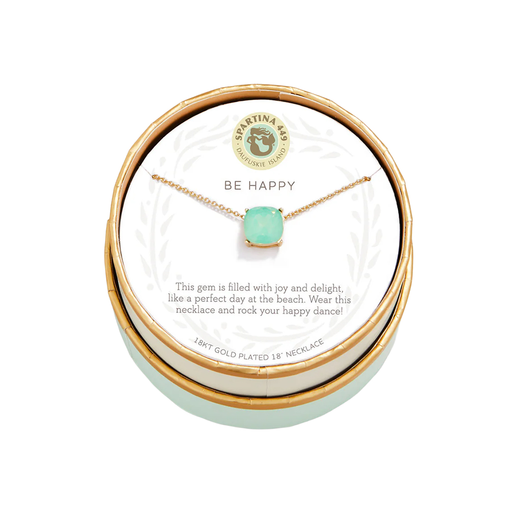 Spartina 449 Sea La Vie Happy Sea Green Necklace