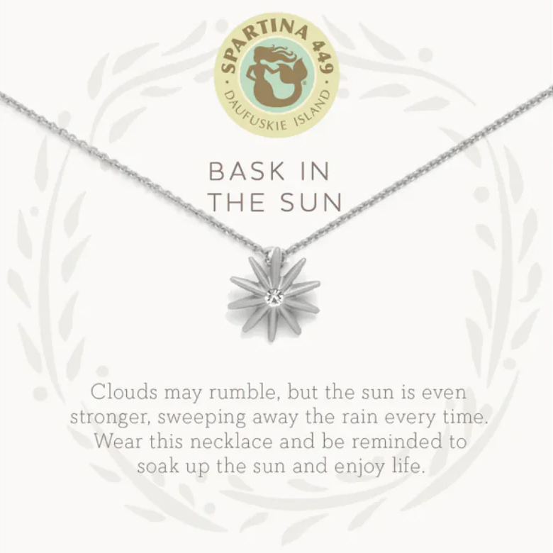 Spartina 449 Sea La Vie Bask in the Sun Silver Necklace, 18