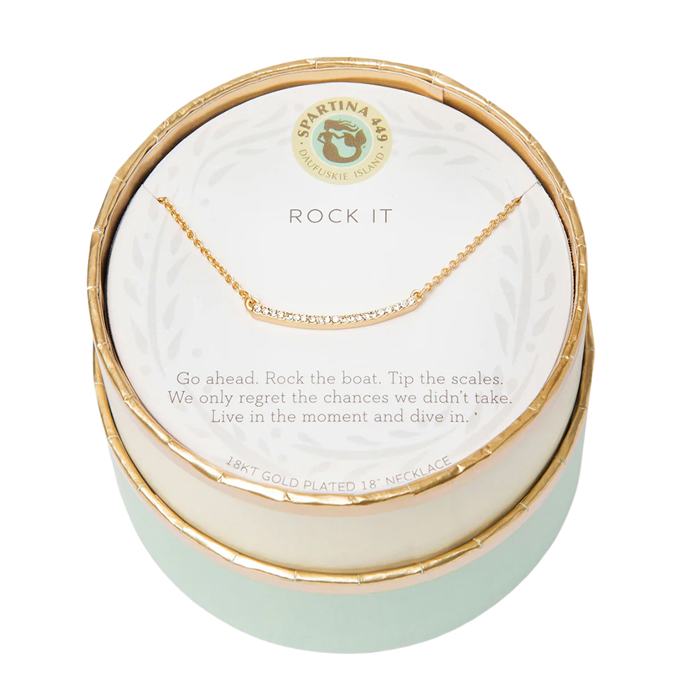 Spartina 449 Crystal Sea La Vie Rock It Necklace