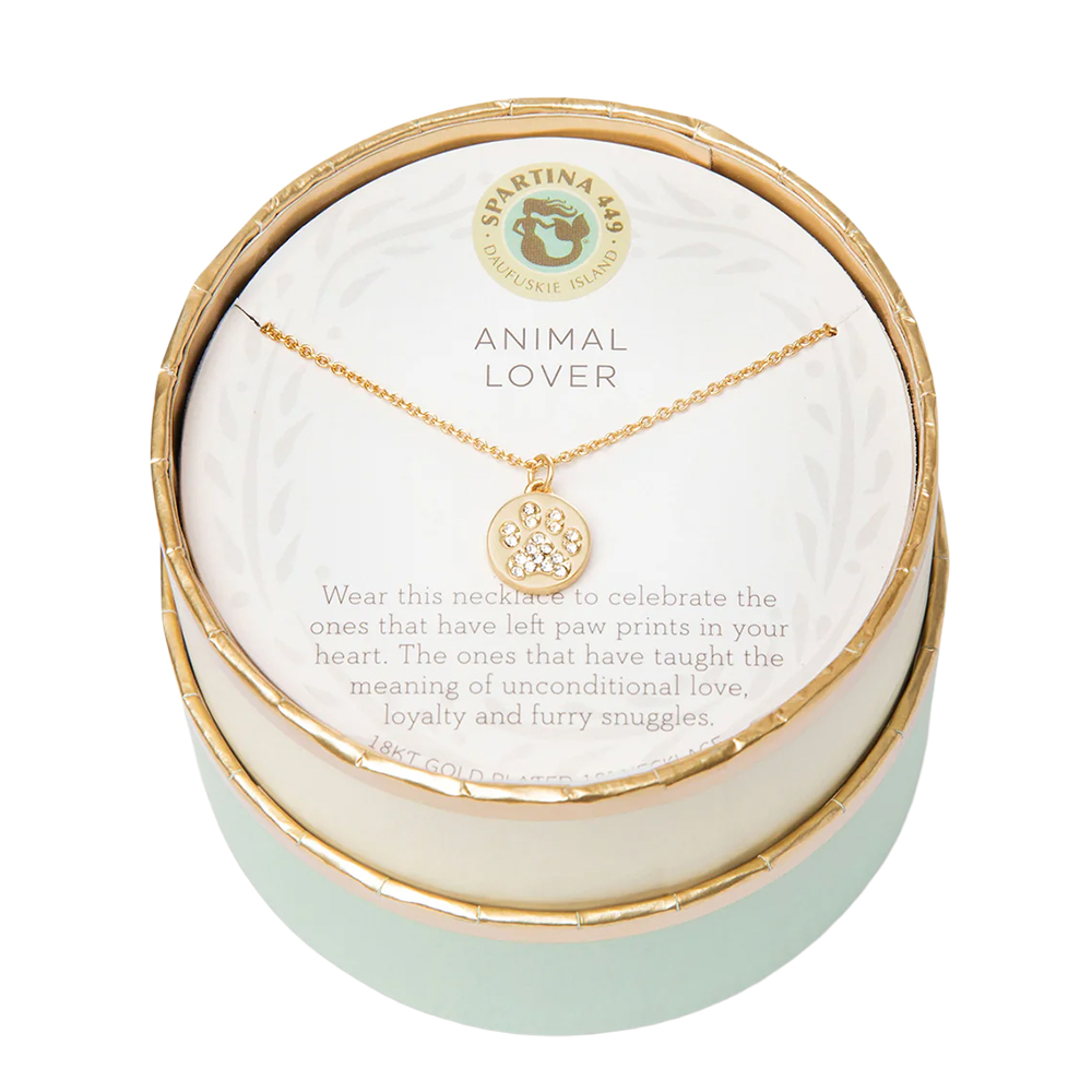 Spartina 449  Sea La Vie Necklace Animal Lover, Paw