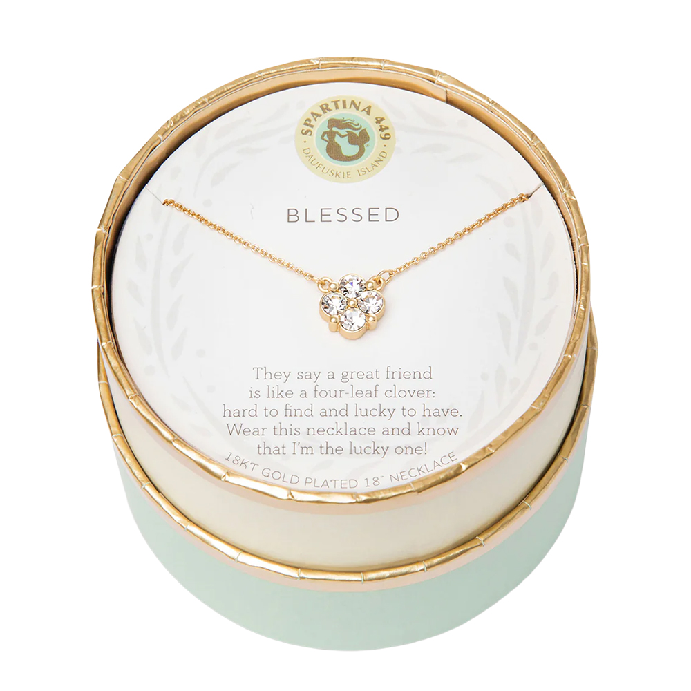 Spartina 449 Crystal Sea La Vie Blessed Necklace