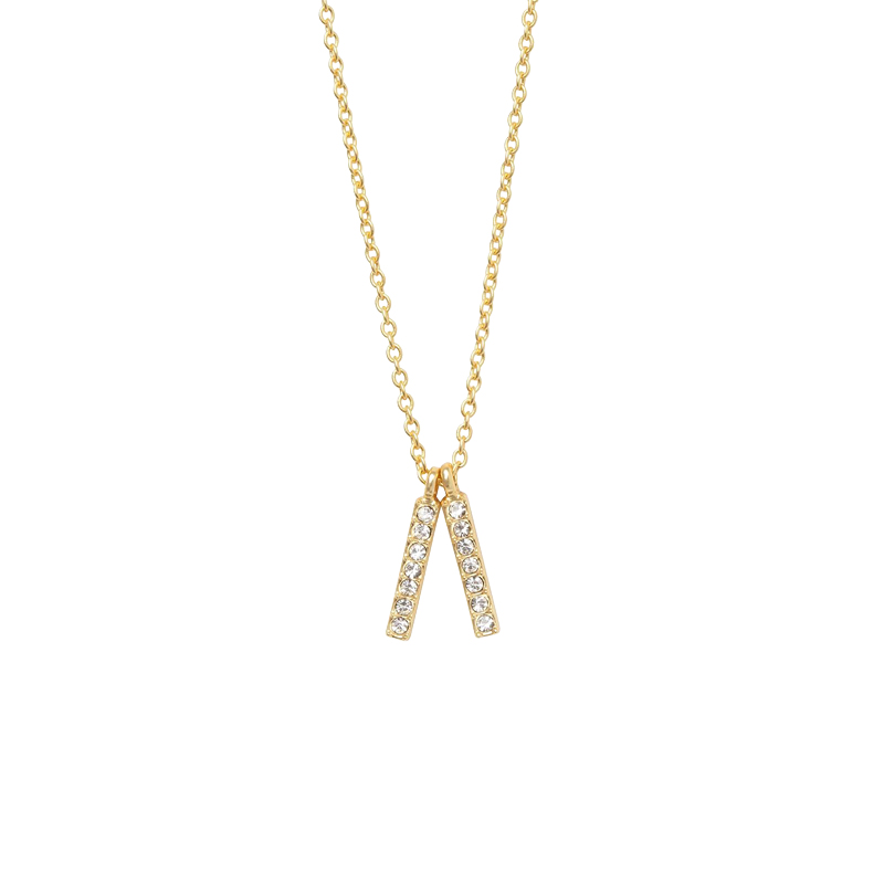 Spartina 449 Sea La Vie Lean On Me Necklace, Gold Tone