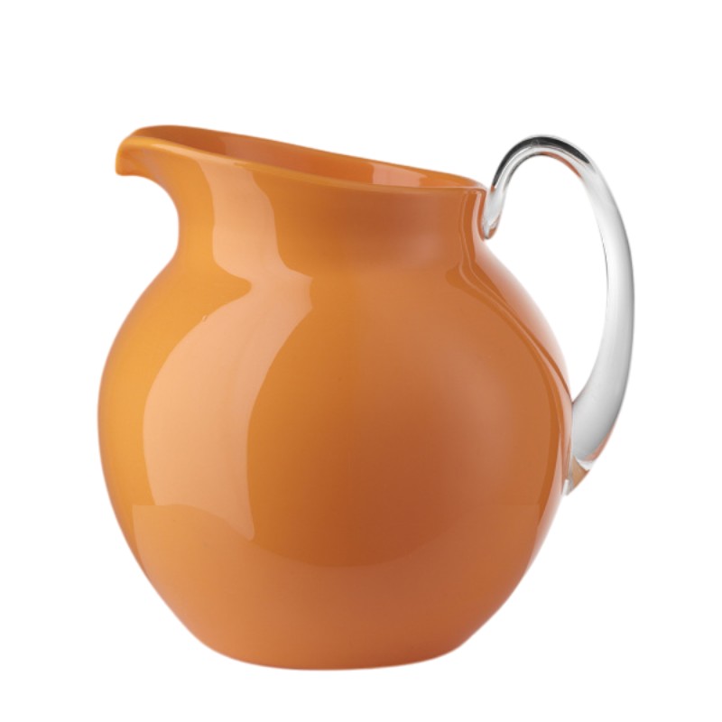 Mario Luca Giusti Palla Fluorescent Orange Pitcher