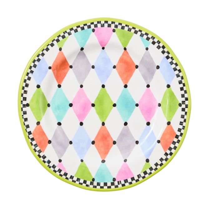 MacKenzie-Childs Palm Springs Melamine Salad Plates, Set of 4