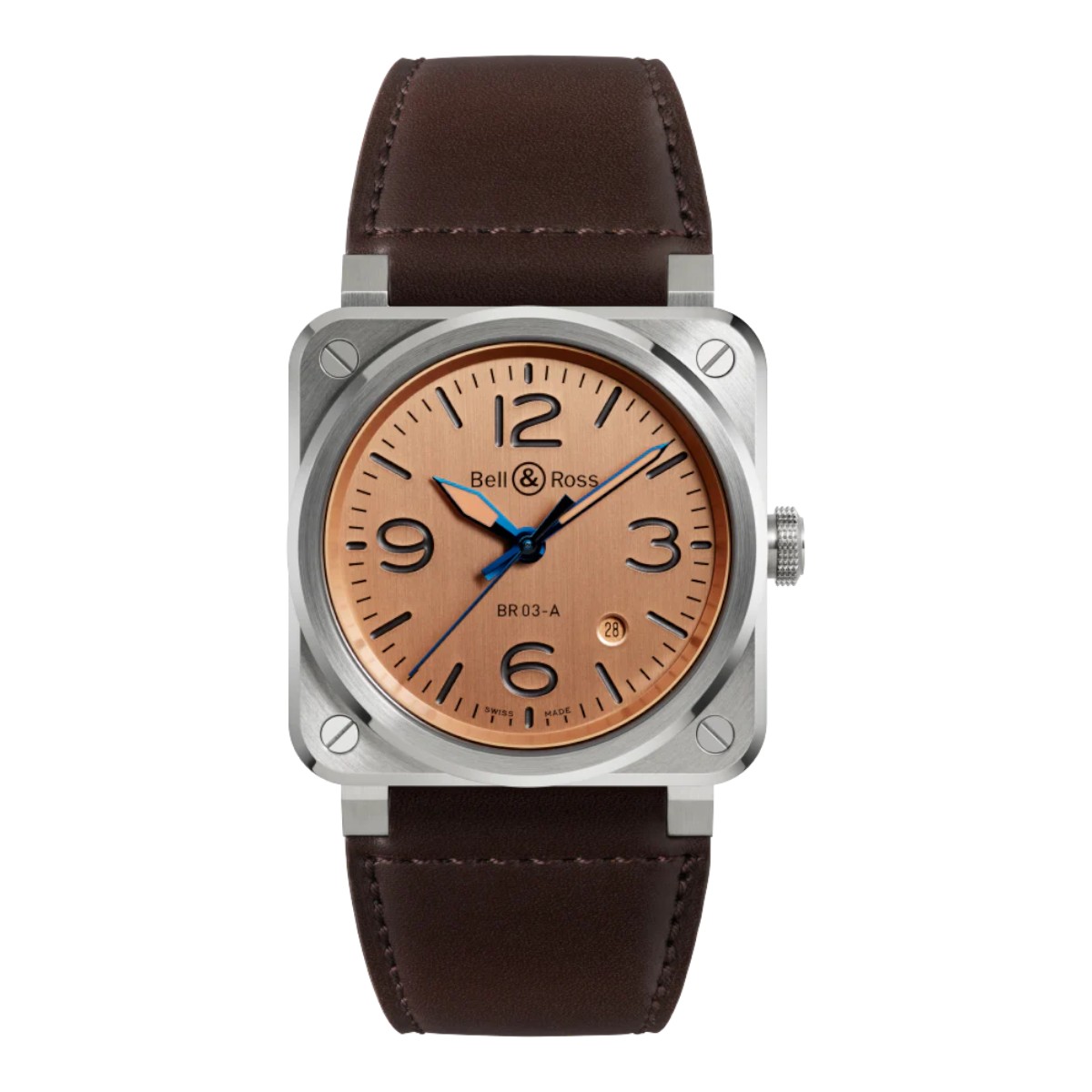 Bell & Ross BR-03 Diver 42mm Men's Watch, Copper Dial