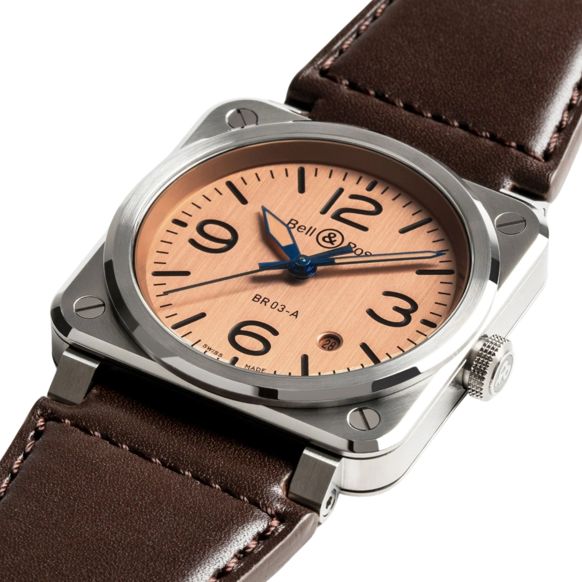 Bell & Ross BR-03 Diver 42mm Men's Watch, Copper Dial