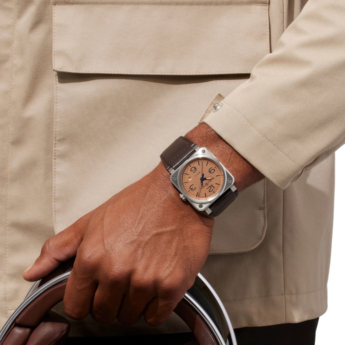Bell & Ross BR-03 Diver 42mm Men's Watch, Copper Dial