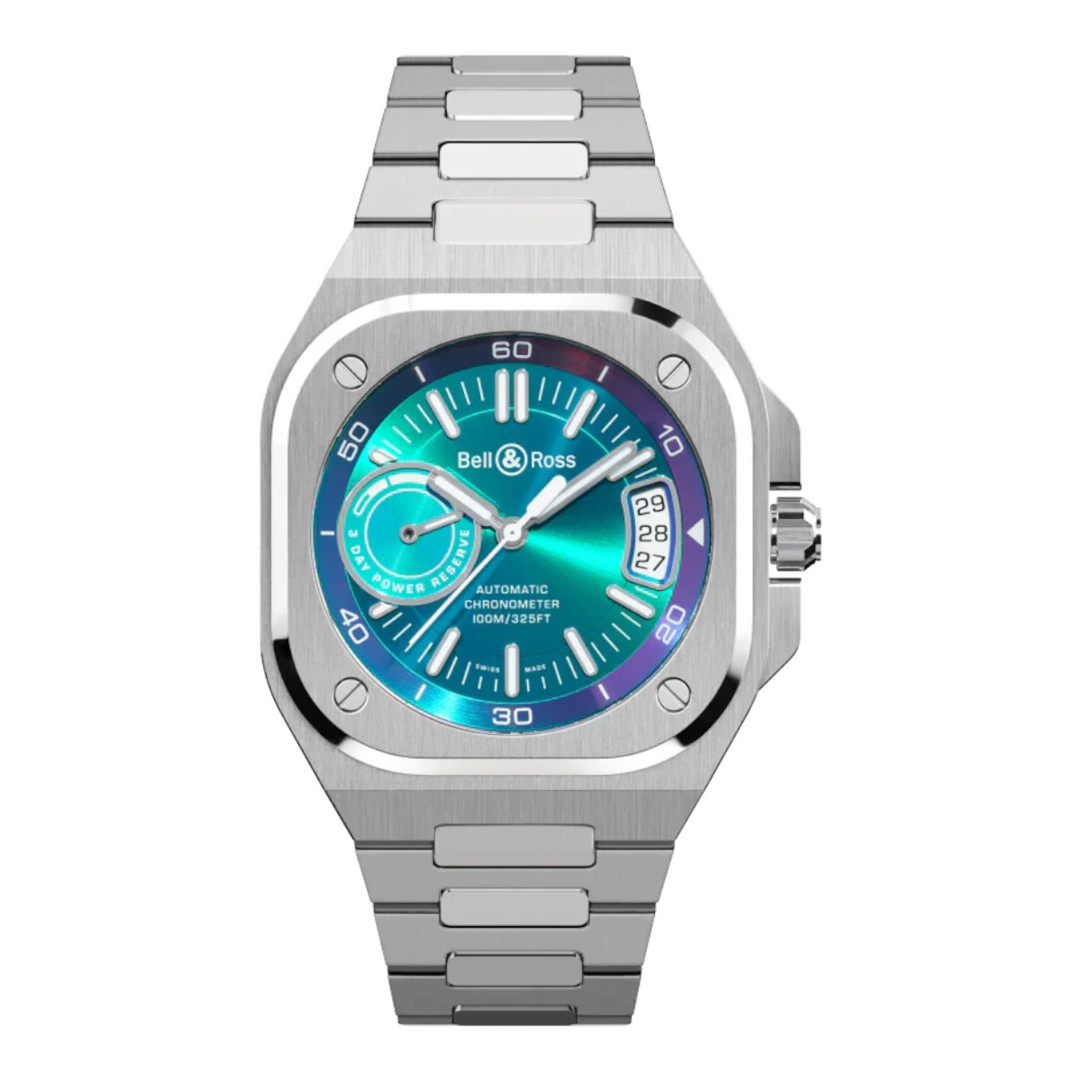 Bell & Ross BR-X5 41mm Men's Watch, Iridescent Dial
