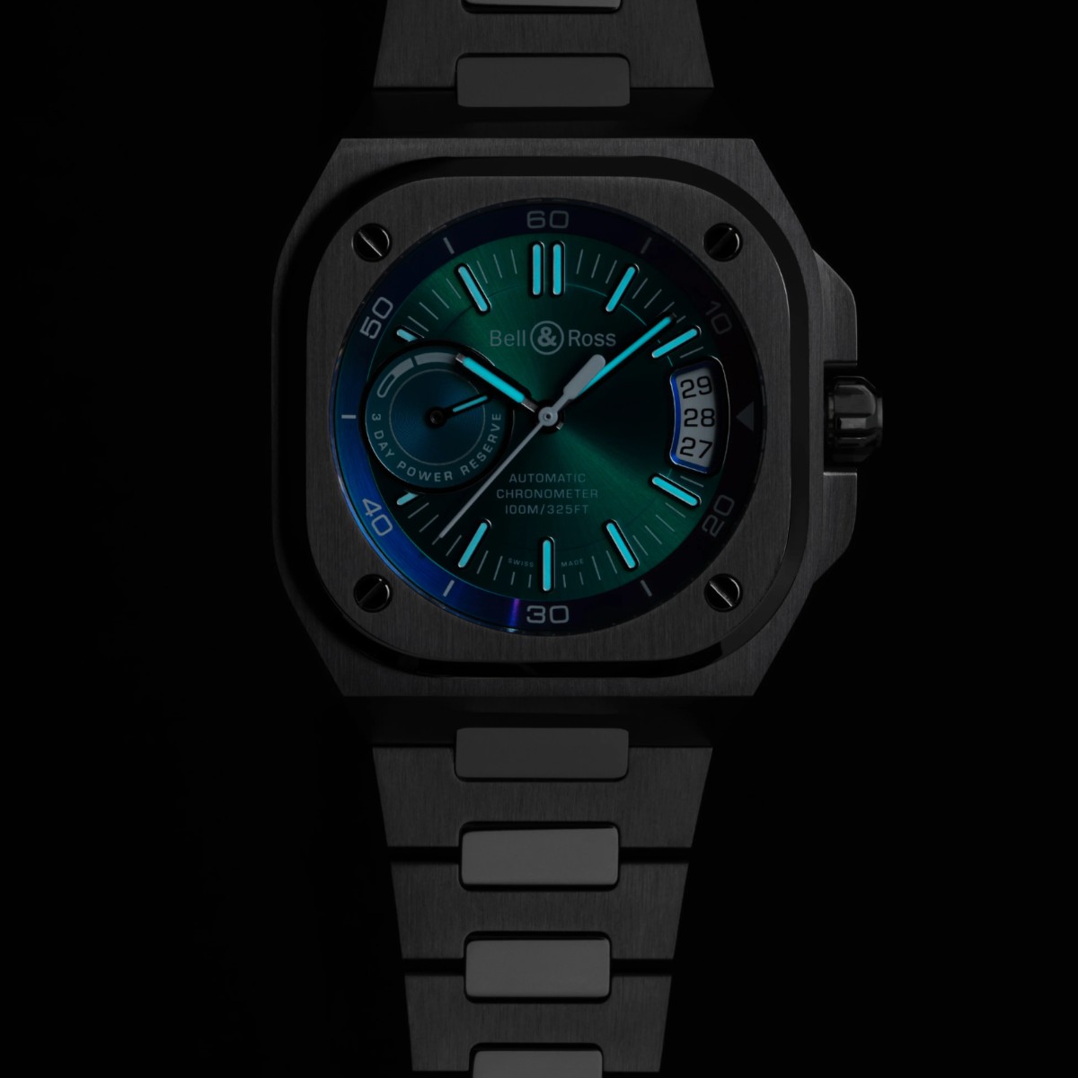 Bell & Ross BR-X5 41mm Men's Watch, Iridescent Dial