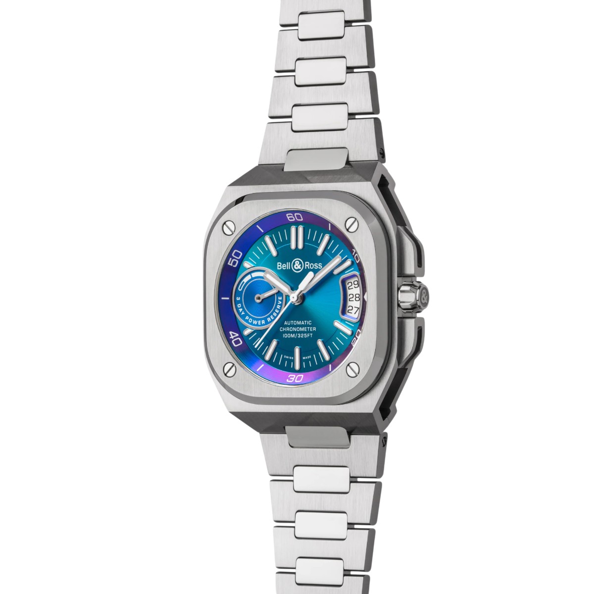 Bell & Ross BR-X5 41mm Men's Watch, Iridescent Dial