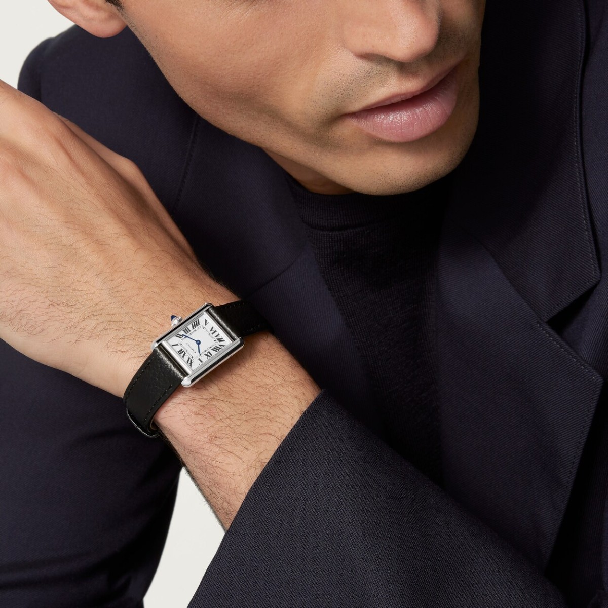 Cartier Tank Must 29.5mm x 22mm Watch, Silvered Dial