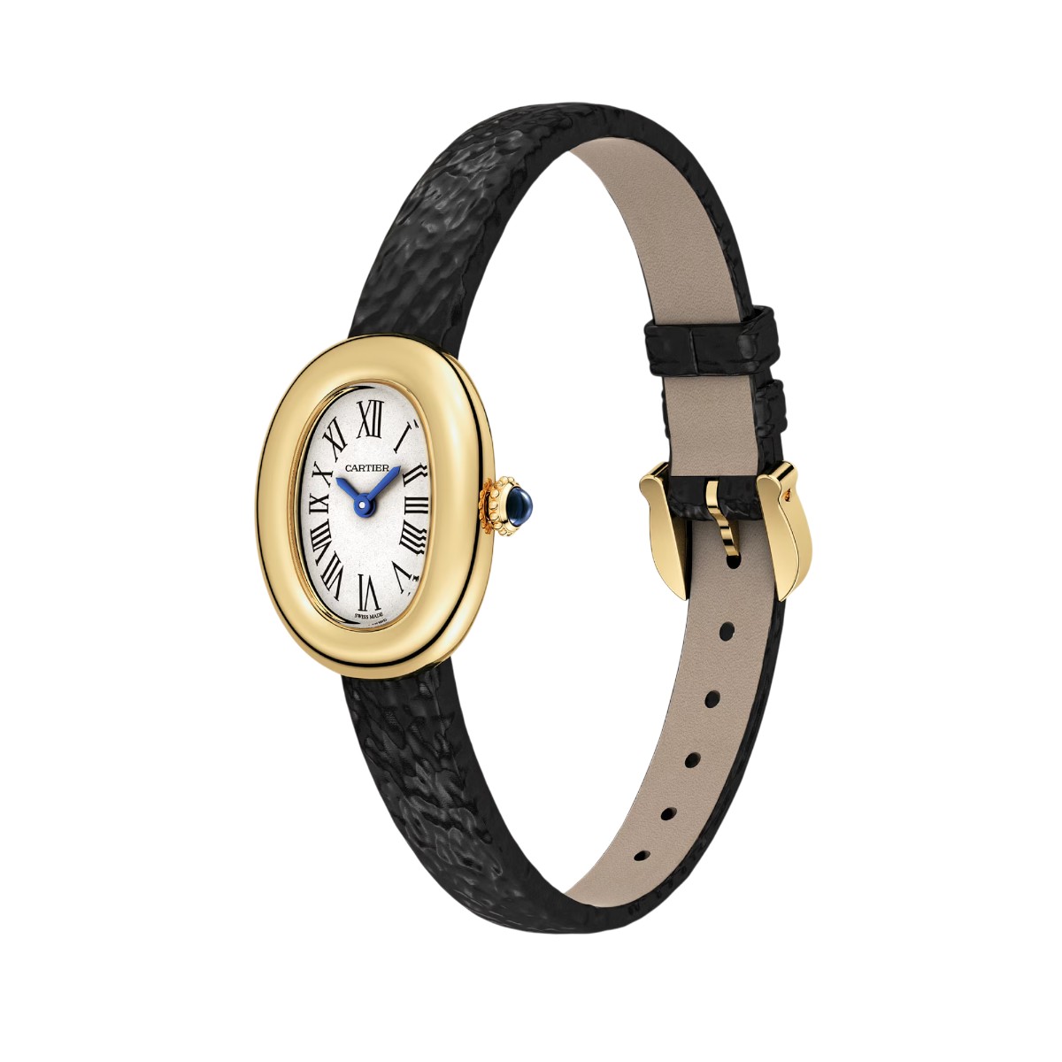 Cartier Baignoire 24.6mm x 18.7mm Watch, Silvered Dial