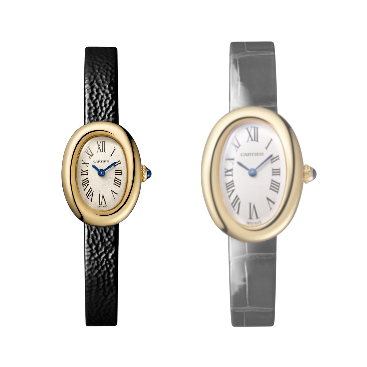 Cartier Baignoire 24.6mm x 18.7mm Watch, Silvered Dial