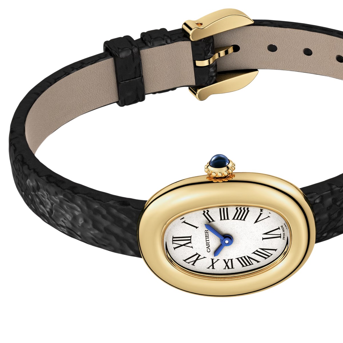 Cartier Baignoire 24.6mm x 18.7mm Watch, Silvered Dial