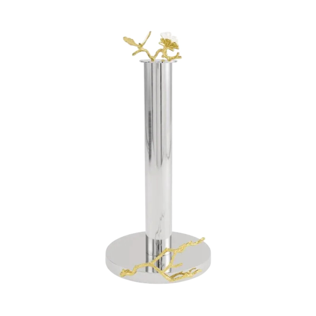 Michael Butterfly Ginkgo Gold Paper Towel Holder