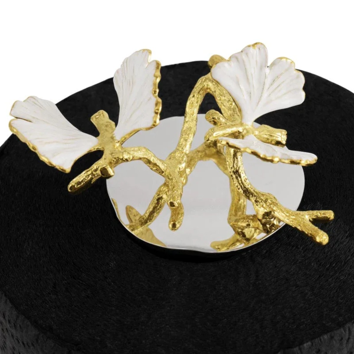 Michael Butterfly Ginkgo Gold Paper Towel Holder