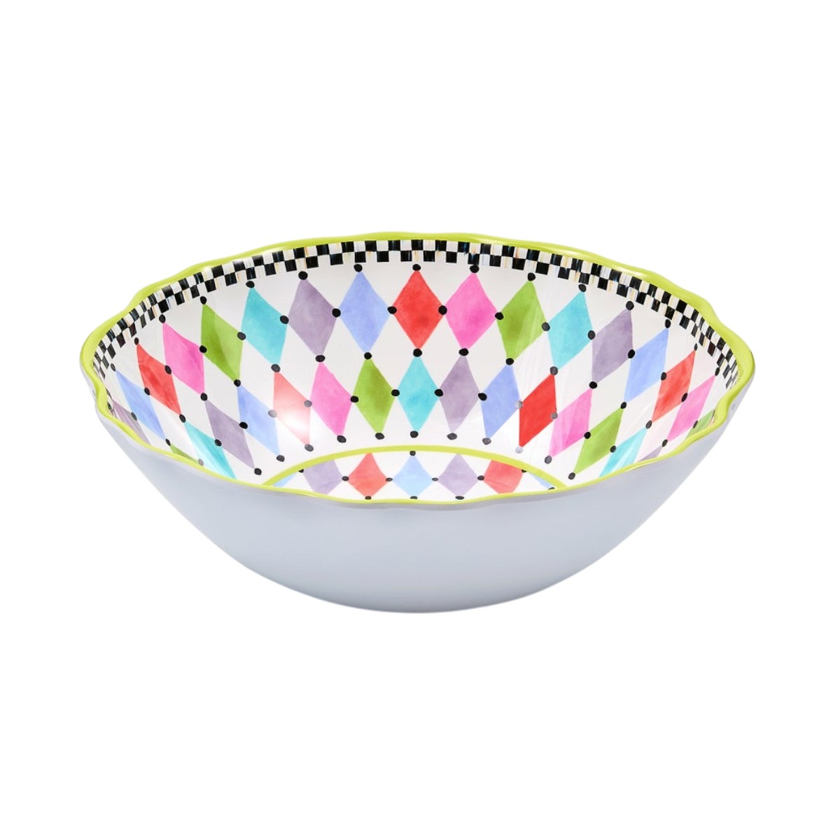 MacKenzie-Childs Palm Springs Melamine Serving Bowl