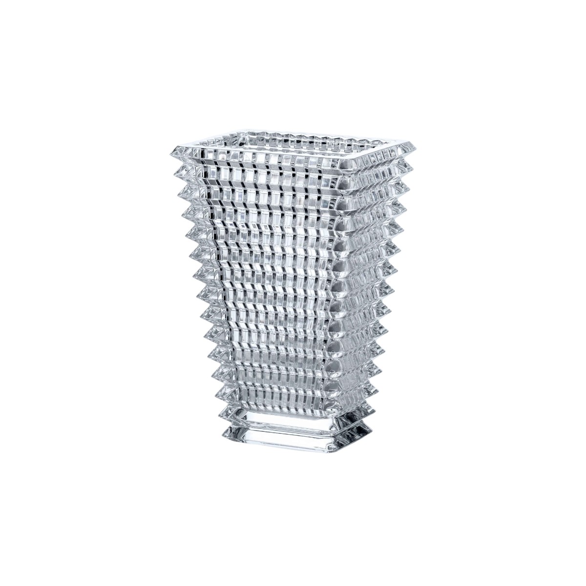 Baccarat Rectangular Eye Vase, Clear, Small