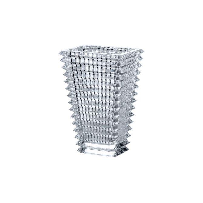 Baccarat Rectangular Eye Vase, Clear, Small