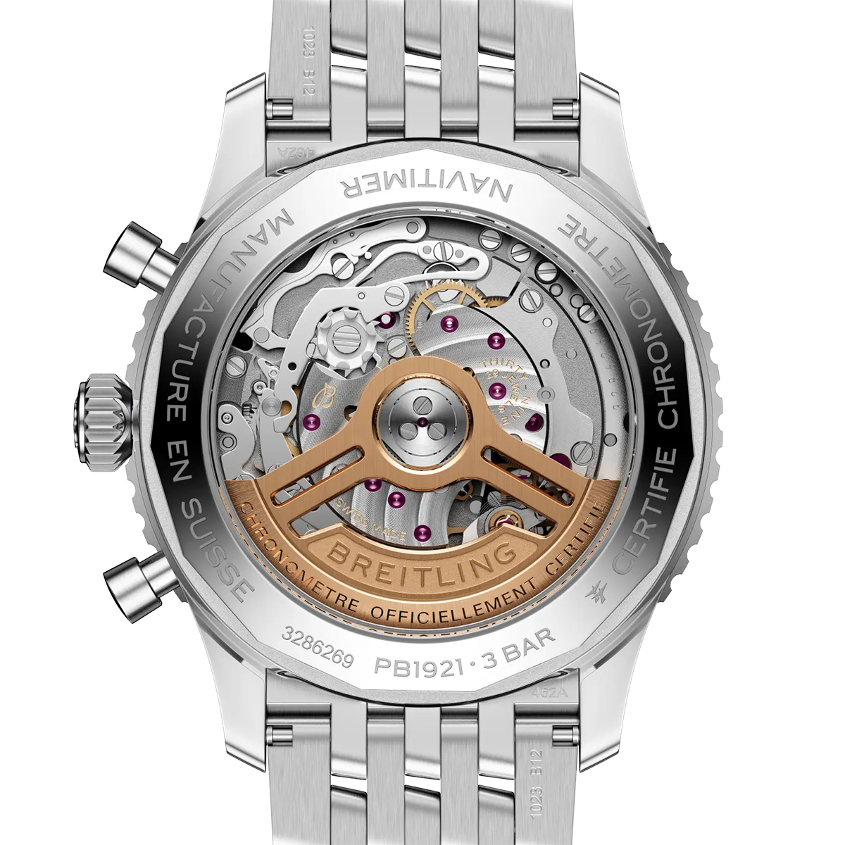 Breitling Navitimer B19 Chronograph 43mm Men's Watch, Grey Dial