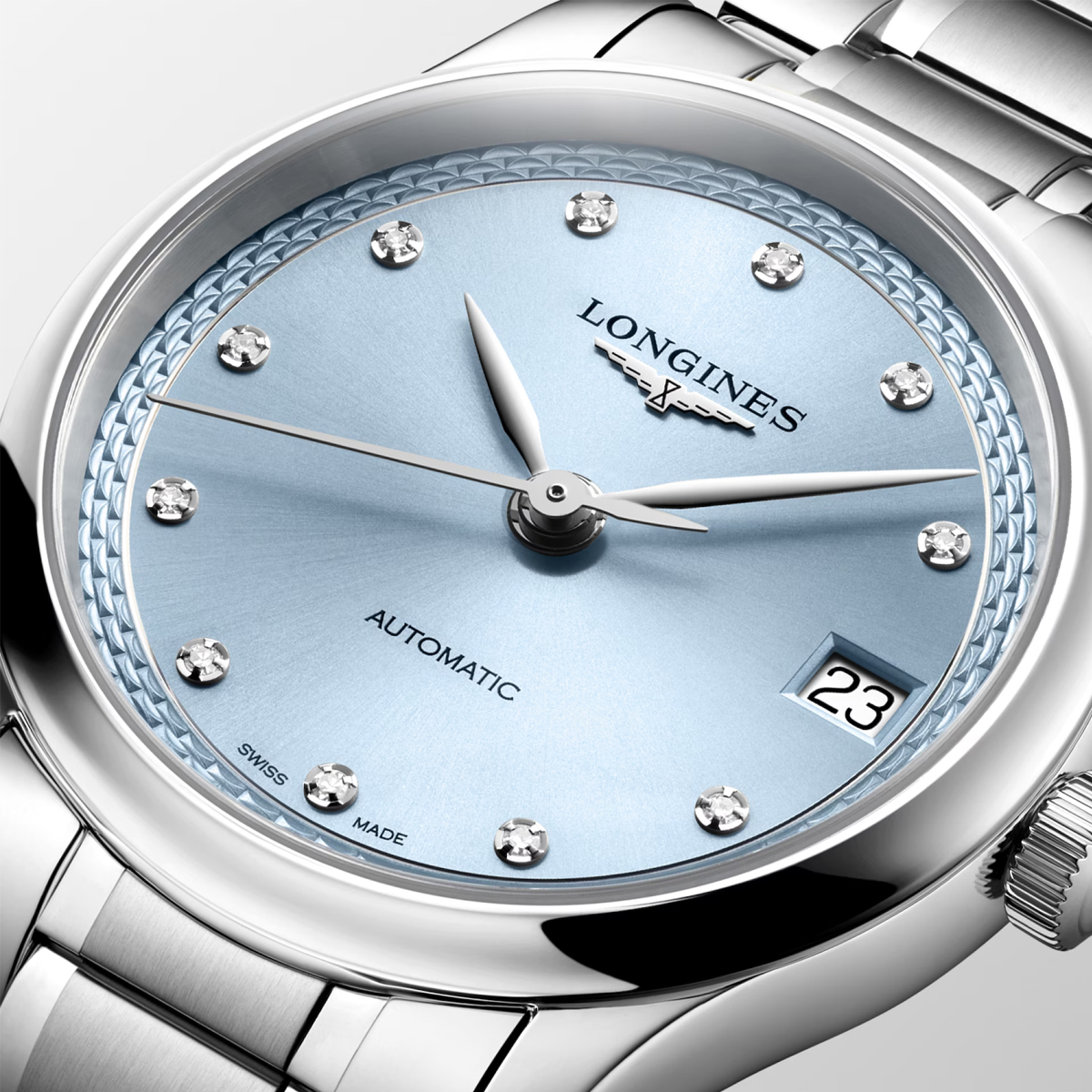 Longines Master Automatic 34mm Women's Watch, Blue Dial