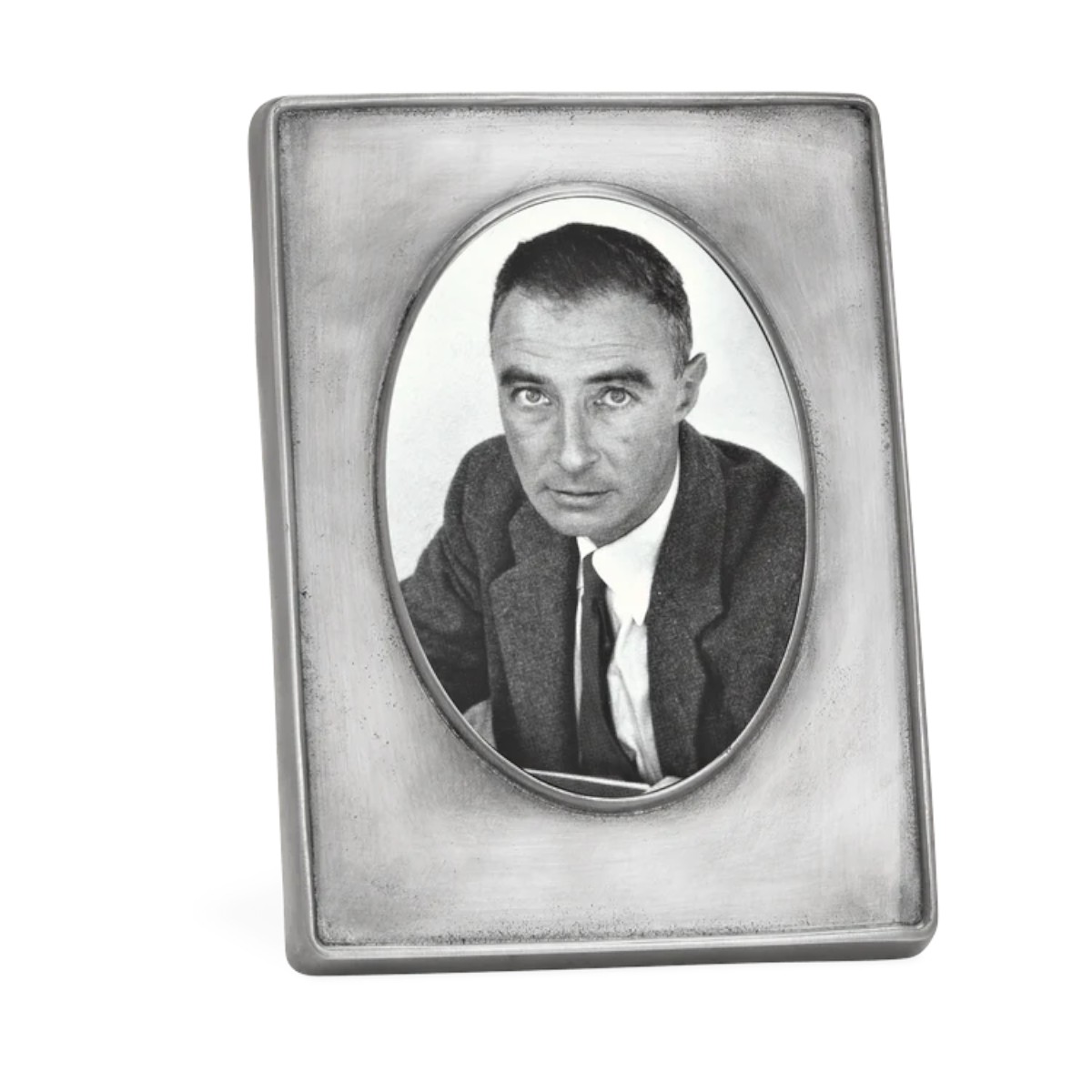 Match Pewter Piedmonte Velluto Oval Frame, Small