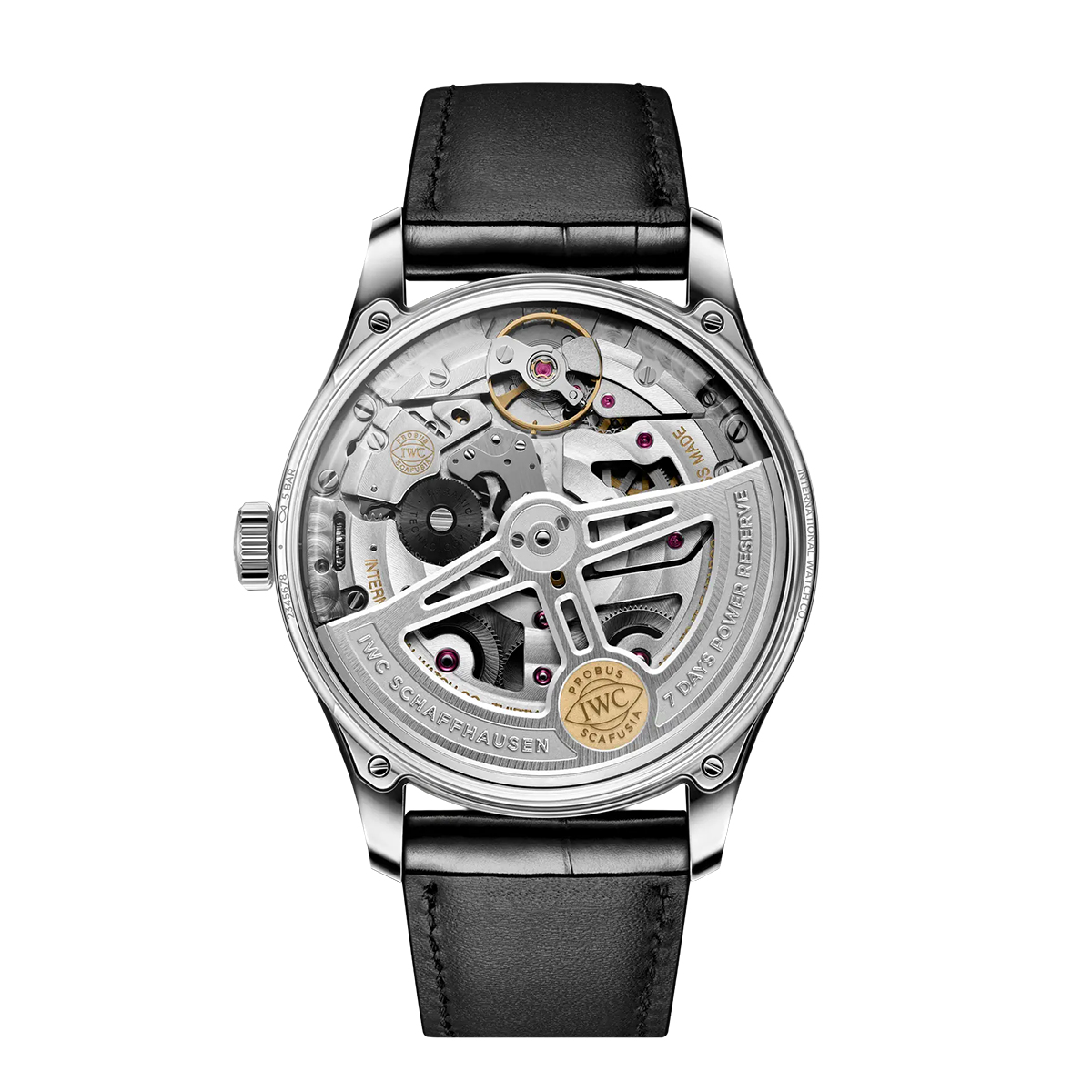 IWC Schaffhausen Portugieser Automatic 42mm Men's Watch, Silver Dial
