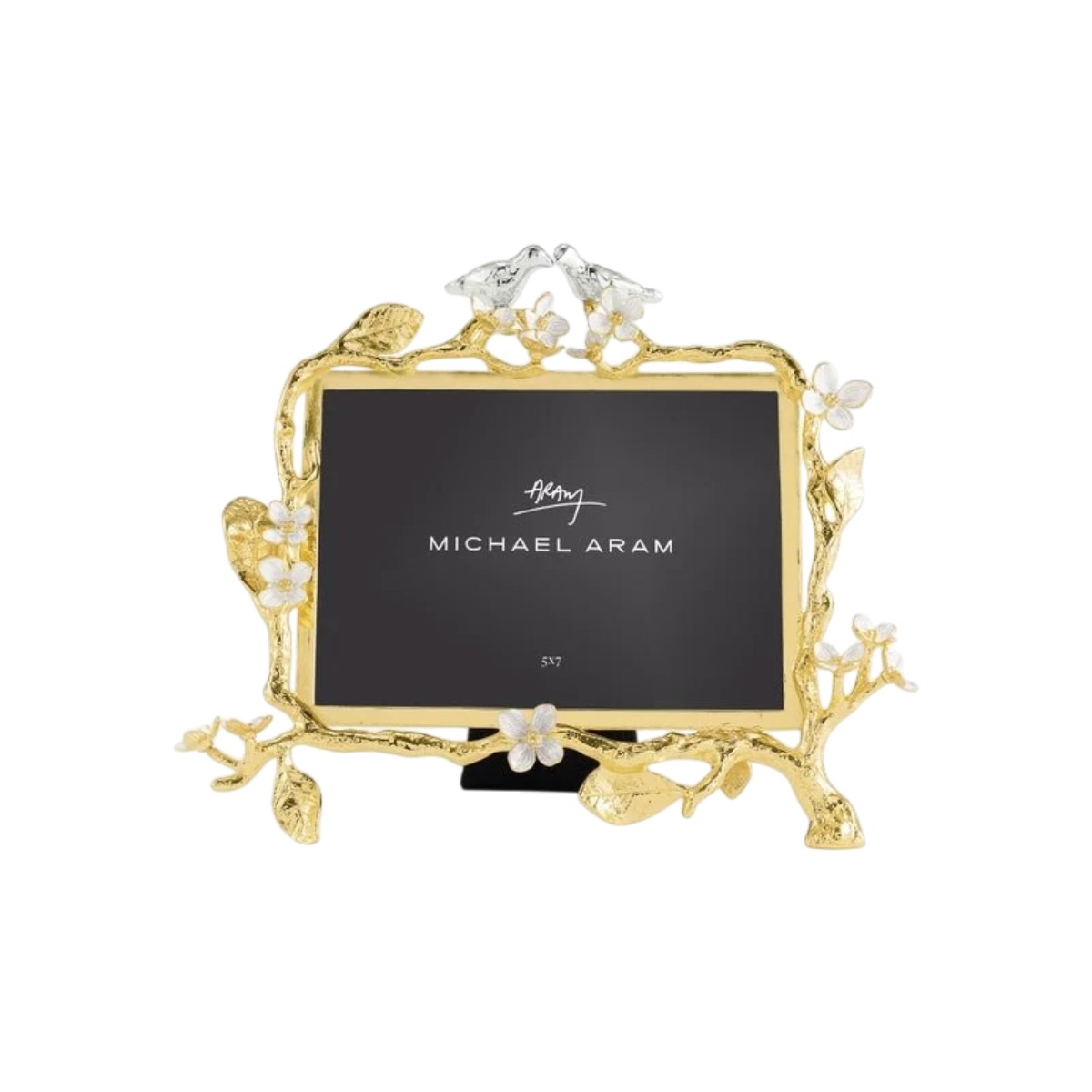 Michael Aram Lovebirds Silver and Gold Frame, 5x7
